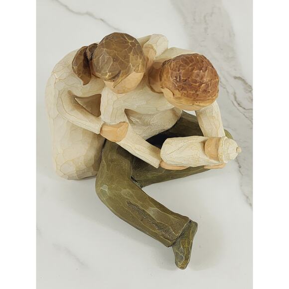 Willow Tree New Life Family Figurine 2000 Demdaco Nursery Decor 5" Resin Vtg - Picture 2 of 15